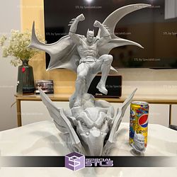 Batman Landing 3D Printing Figurine STL Files DC