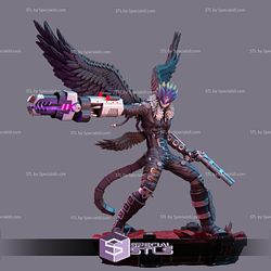 Beelzemon STL Files Digimon 3D Printing Figurine