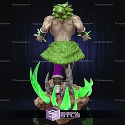 Broly Action Pose V6 3D Printing Figurine Dragonball STL Files