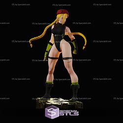 Cammy Stand V5 3D Printing Figurine Street Fighter STL Files
