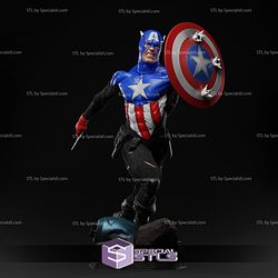 Captain America Bucky Barnes 3D Printing Figurine STL Files
