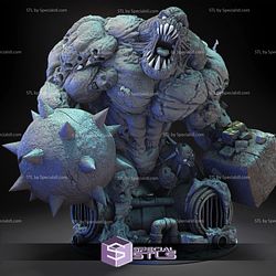 Clayface Bust STL Files 3D Printing Figurine DC Viallin