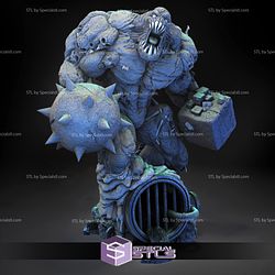 Clayface Bust STL Files 3D Printing Figurine DC Viallin