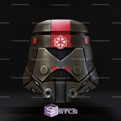 Cosplay STL Files Sith Empire Trooper helmet from The Old Republic