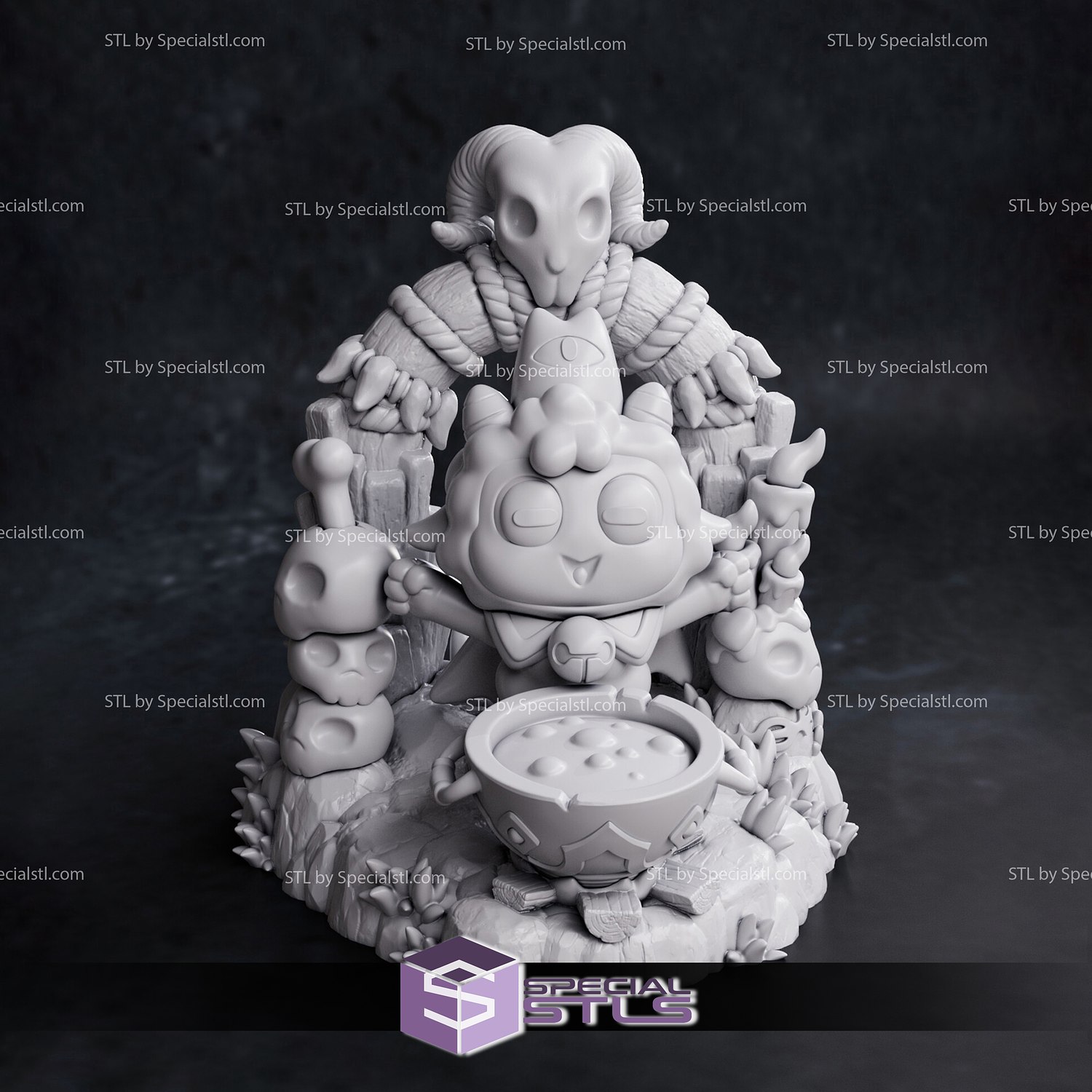 Cult of the Lamb - 3D Print figure 3D model 3D printable