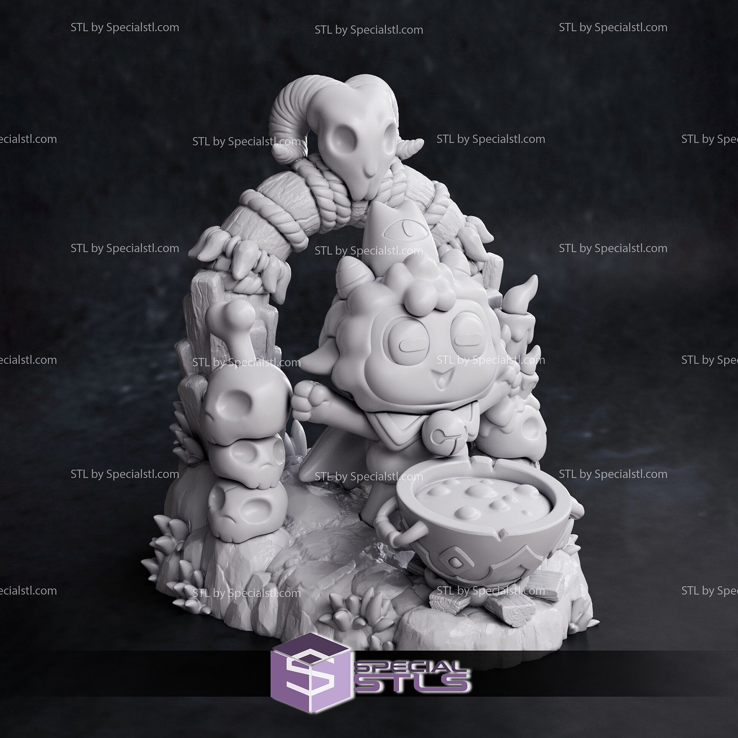 Cult of the Lamb - 3D Print figure 3D model 3D printable