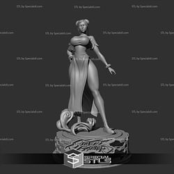 Chun li Standing 3D Printing Figurine V5 Street Fighter STL Files