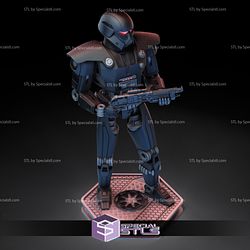 Dark Trooper 3D Printing Figurine Starwars STL Files