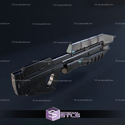 Halo 3 Assault Rifle 3D Printing Figurine