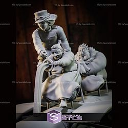 Howls Moving Castle Diorama STL Files 3D Printing Figurine