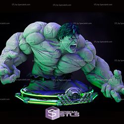 Hulk 2023 Bust STL Files 3D Printing Figurine