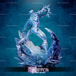 Iceman STL Files V2 X Men 3D Printing Figurine