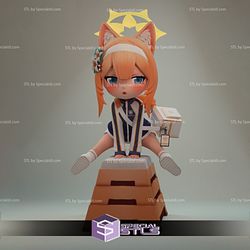 Iochi Mari STL Files Blue Archive 3D Printing Figurine