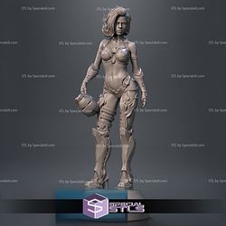 Iron Widow Scarlett Johansson Fanart 3D Printing Figurine STL Files