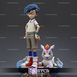 Joe and Gomamon 3D Printing Figurine Digimon STL Files
