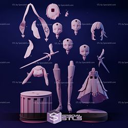 Luminee 3D Printing Figurine Genshin Impact STL Files