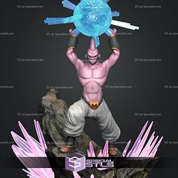 Majin Buu Power V2 3D Printing Figurine Dragonball STL Files