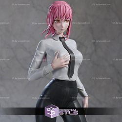 Makima STL Files Standing V5 From Chainsaw Man 3D Printable