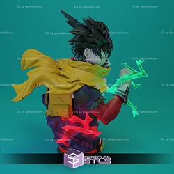 Midoriya Izuku Bust 3D Printing Figurine My Hero Academia STL Files