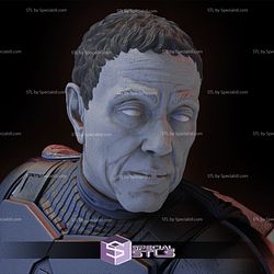 Moff Gideon Action Pose 3D Printing Figurine Starwars STL Files