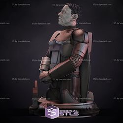 Moff Gideon Bust 3D Printing Figurine Starwars STL Files