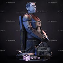 Moff Gideon Bust 3D Printing Figurine Starwars STL Files