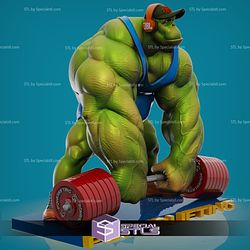 Monkey Hulk 3D Printing Figurine STL Files Fanart