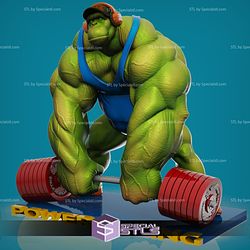 Monkey Hulk 3D Printing Figurine STL Files Fanart
