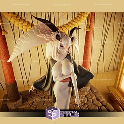 Moth Girl 3D Printing Figurine STL Files Fanart