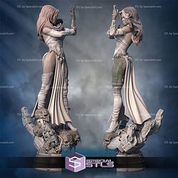 Mystique Standing V4 3D Printing Figurine X Men STL Files