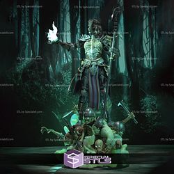 Necromancer 3D Printing Figurine Diablo IV STL Files