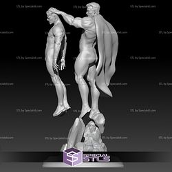 Omni Man Defeats Invincible V2 3D Printing Figurine STL Files