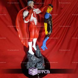 Omni Man Defeats Invincible V2 3D Printing Figurine STL Files