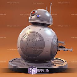 BB-8 3D Printing Figurine Starwars STL Files