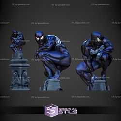 Black Suit Spiderman STL Files 3D Printing Figurine
