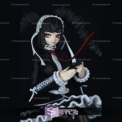 Celestia Ludenberg STL Files Danganronpa 3D Printing Figurine