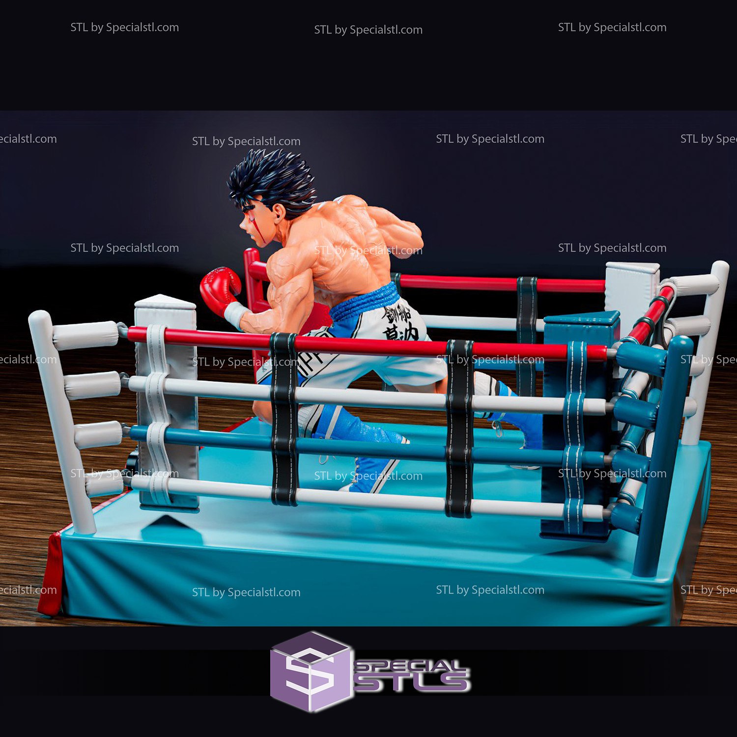 STL file IPPO MAKUNOUCHI - Hajime No Ippo 🥊・3D print model to