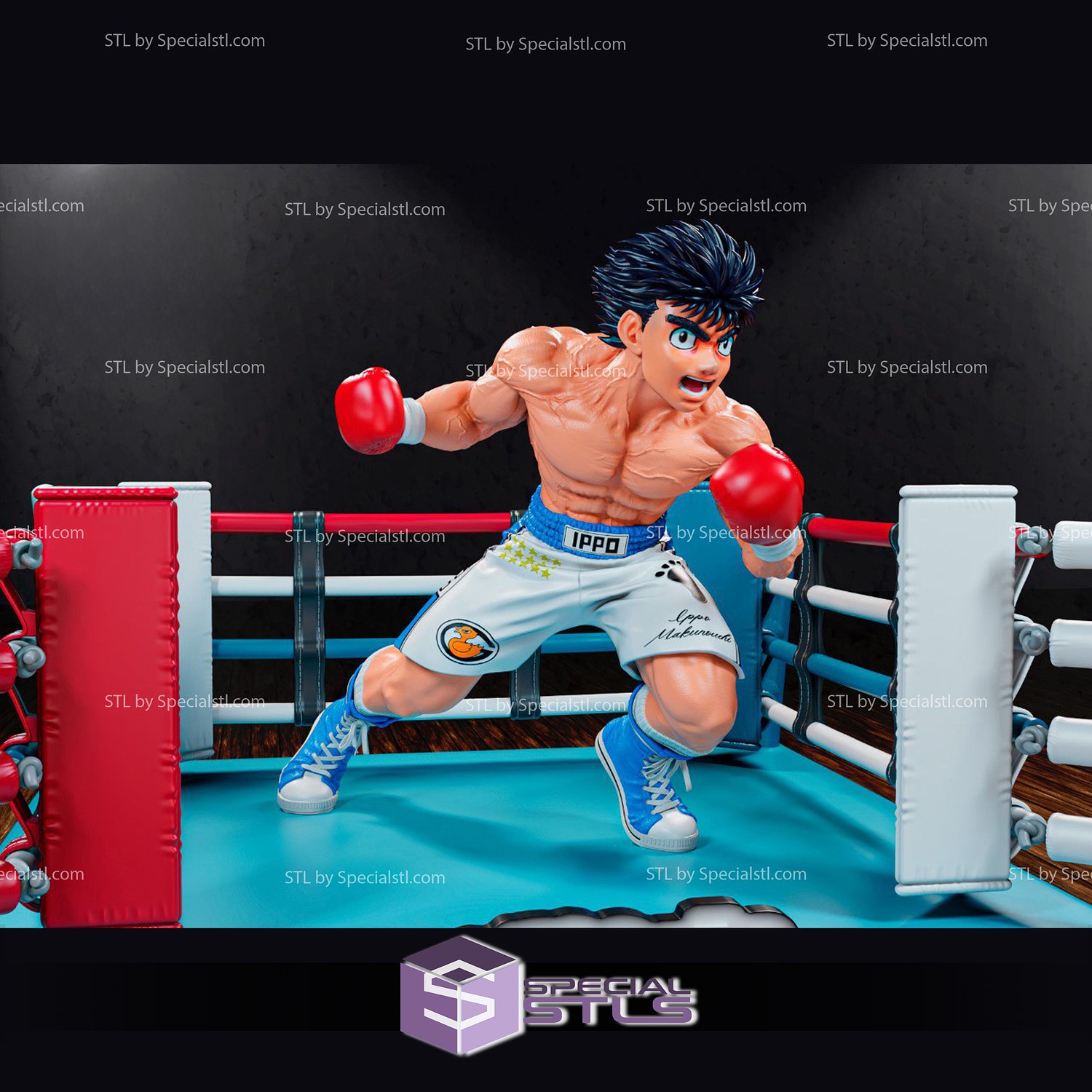 Ippo Makunouchi STL Files V2 Hajime no ippo - Champion road 3D