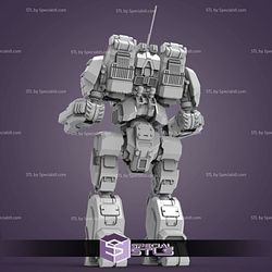 MWO Archer STL Files 3D Printing Figurine