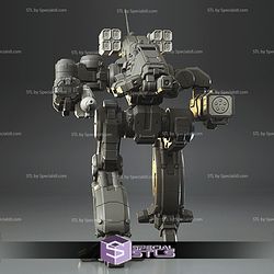 MWO Bushwacker Guns Pack STL Files 3D Printing Figurine