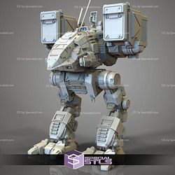 MWO Catapult STL Files 3D Printing Figurine