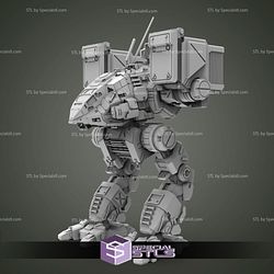 MWO Catapult STL Files 3D Printing Figurine