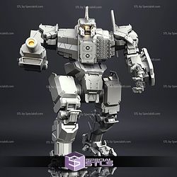 MWO Centurion STL Files 3D Printing Figurine