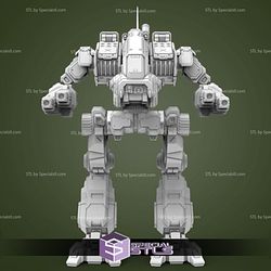 MWO Mad Dog STL Files 3D Printing Figurine