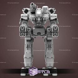 MWO Marauder STL Files 3D Printing Figurine