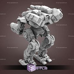 MWO Marauder STL Files 3D Printing Figurine