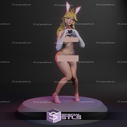 Princess Peach Bunny Suit STL Files Mario 3D Printing Figurine