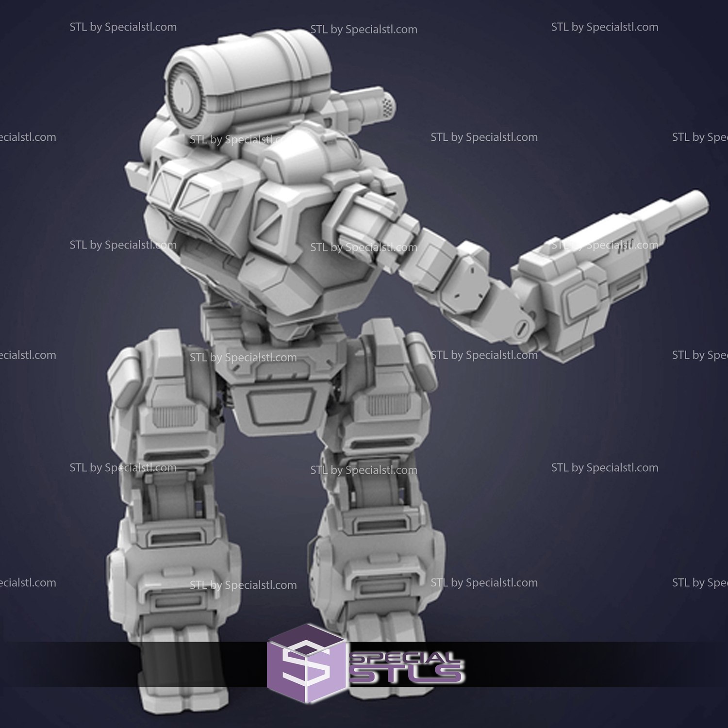Summoner Thor BattleMech STL Files 3D Printing Figurine