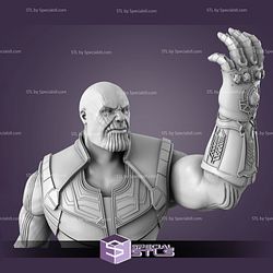 Thanos STL Files from the Defeat Ironman Diorama 3D Printing Figurine