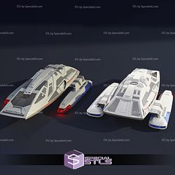 Type-11 Shuttlecraft STL Files Star Trek 3D Printing Figurine